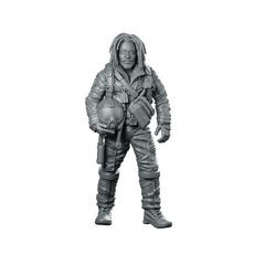 John Marley Cyber Pilot Miniature Sci Fi Miniature 360 Spin 01