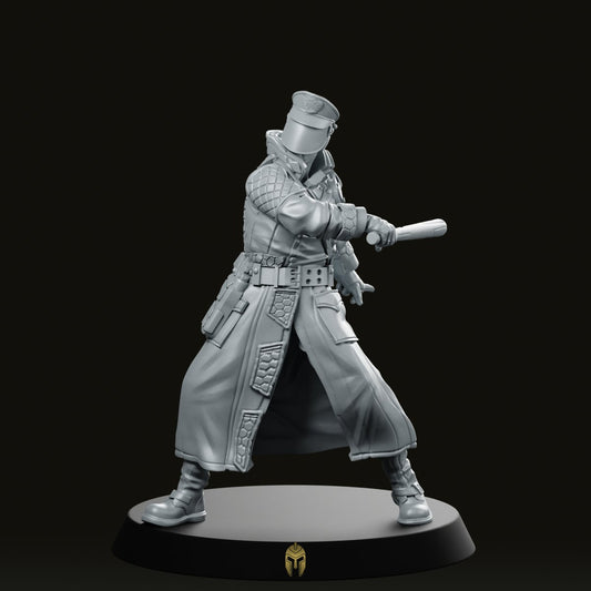 John Q Law 3 Cyberpunk Miniature - Unit9 - We Print Miniatures