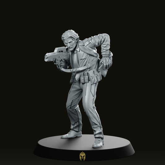 Johnny Assassin Cyberpunk - Unit9 - We Print Miniatures