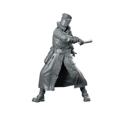 John Q Law 3 Cyberpunk Miniature Enforcer Miniature 360 Spin 01