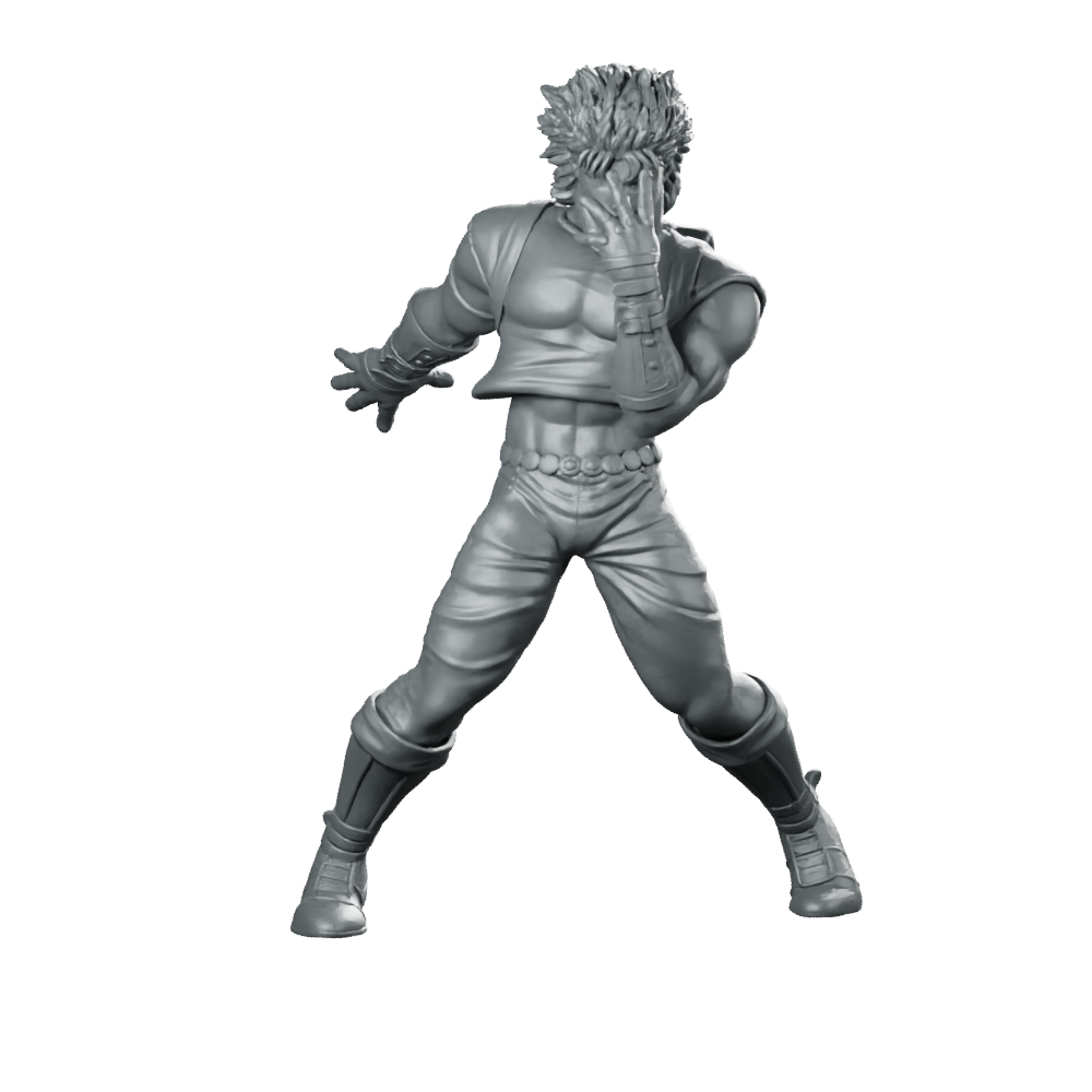 Fantasy Jonathan JRPG Miniature Anime Hero Adventurer Figure Miniature 360 Spin 01