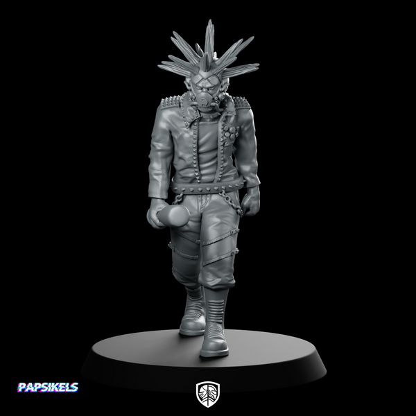 Jose Maritez CyberPunk Miniature Punk Warrior Sci-Fi