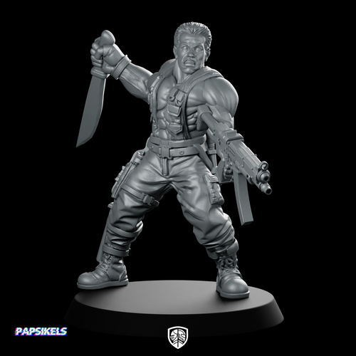 Jungle Hunter Barry Mcguffin Miniature Sci-Fi Soldier