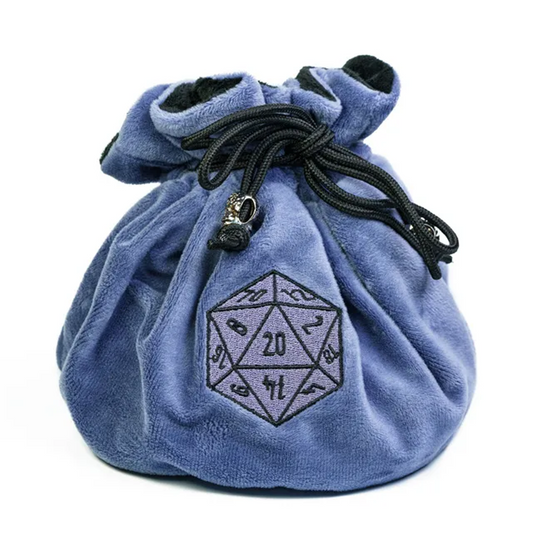 Superweiche große Würfeltasche | Blau