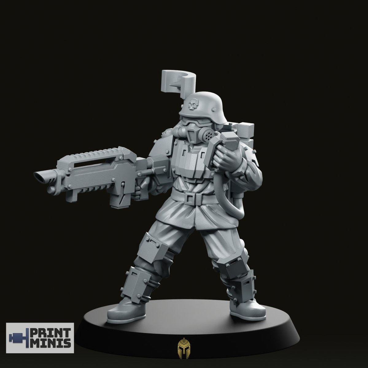 Kaledon Fortis Comms Miniature -PrintMinis - We Print Miniatures