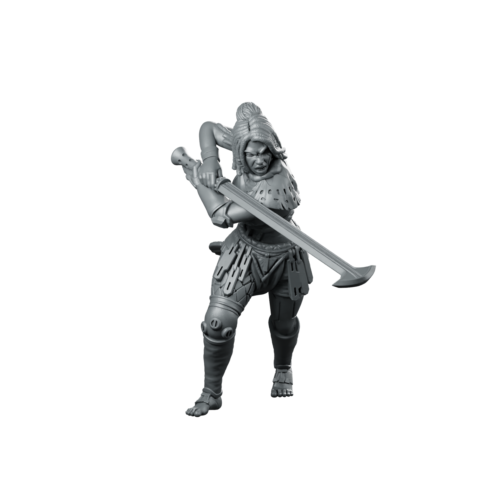 Kali Morr 01 Miniature Alien Warrior Female Miniature 360 Spin 01