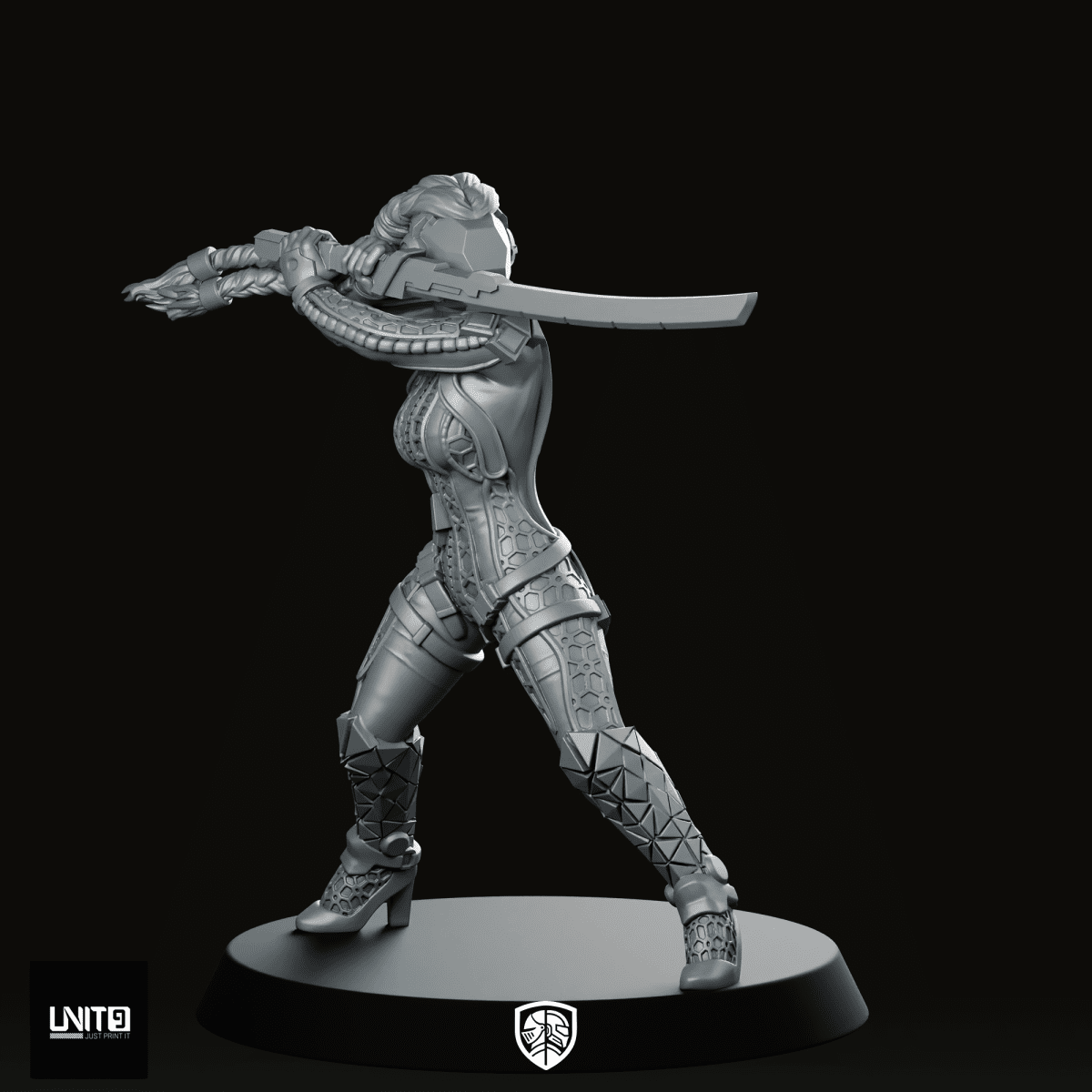 Kamikaze Orphansv 3 Miniature - Unit9 - We Print Miniatures