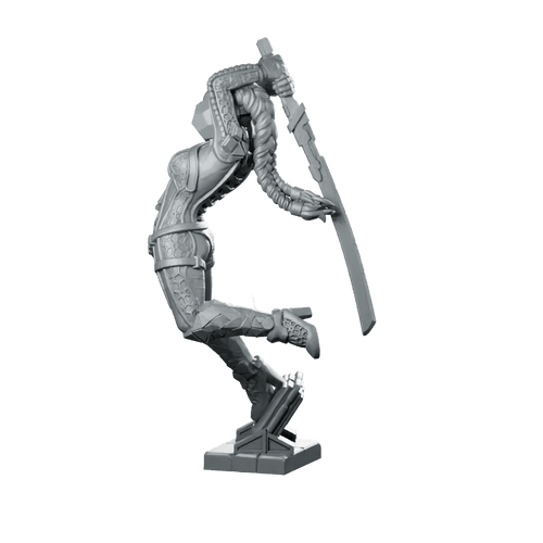 Kamikaze Orphansv4 Cyberpunk Miniature Berserker - Unit9 - We Print Miniatures