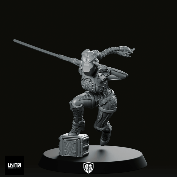Kamikaze Orphansv5 Miniature - Unit9 - We Print Miniatures