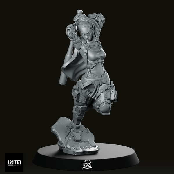 Kamilah Wright Dub Witch 1 Miniature - Unit9 - We Print Miniatures