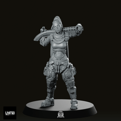 Kamilah Wright Dub Witch 2 Miniature - Unit9 - We Print Miniatures
