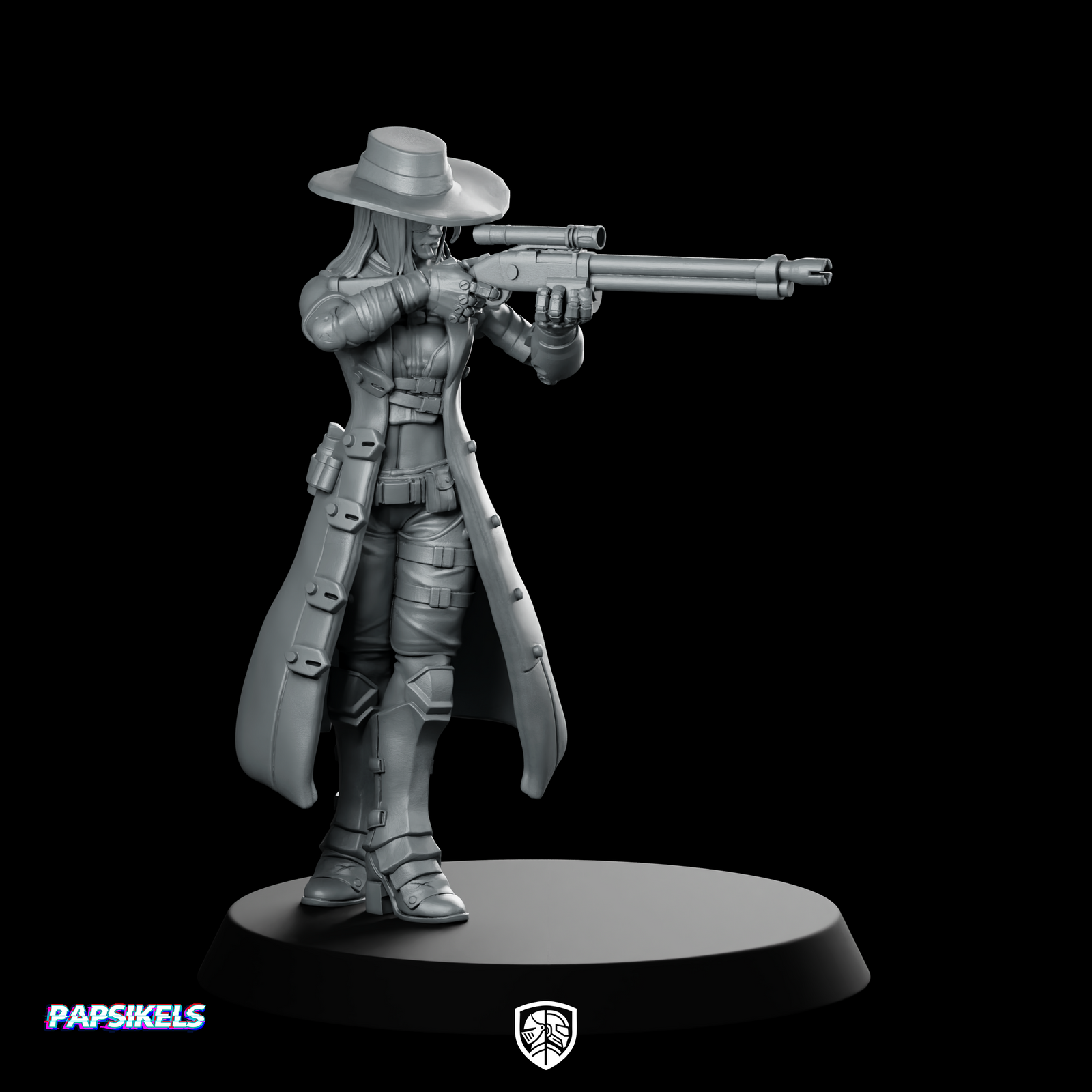 Kate Bane 4 Miniature Cyberpunk Sniper Gunslinger