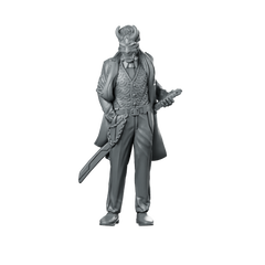 Kazunobu 04A Miniature Oni Gentleman Duelist Miniature 360 Spin 01