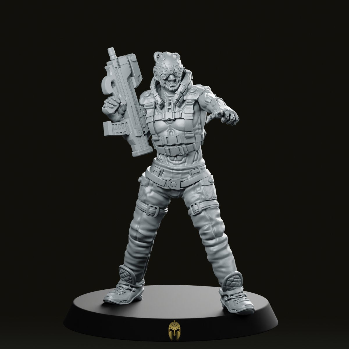 Kevlar 2 Cyberpunk Miniature - We Print Miniatures