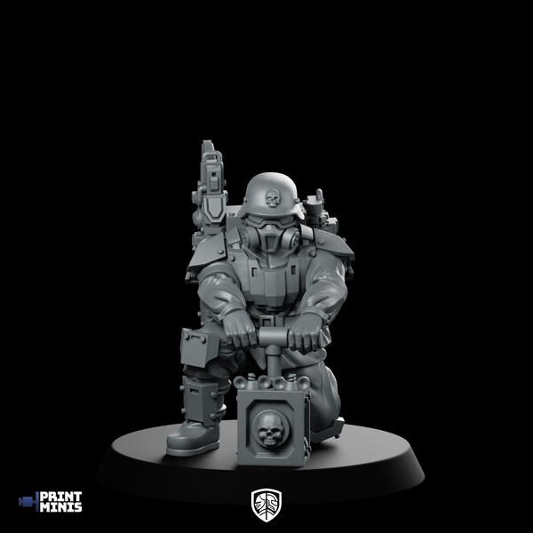 KF Demolition Expert Miniature Sci-Fi Resin Engineer