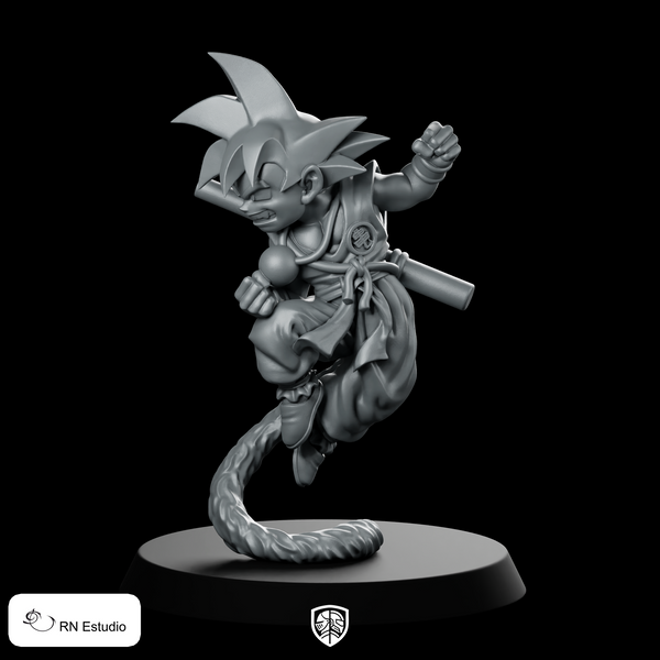 Kid Goku Manga Miniature Dynamic Action Hero