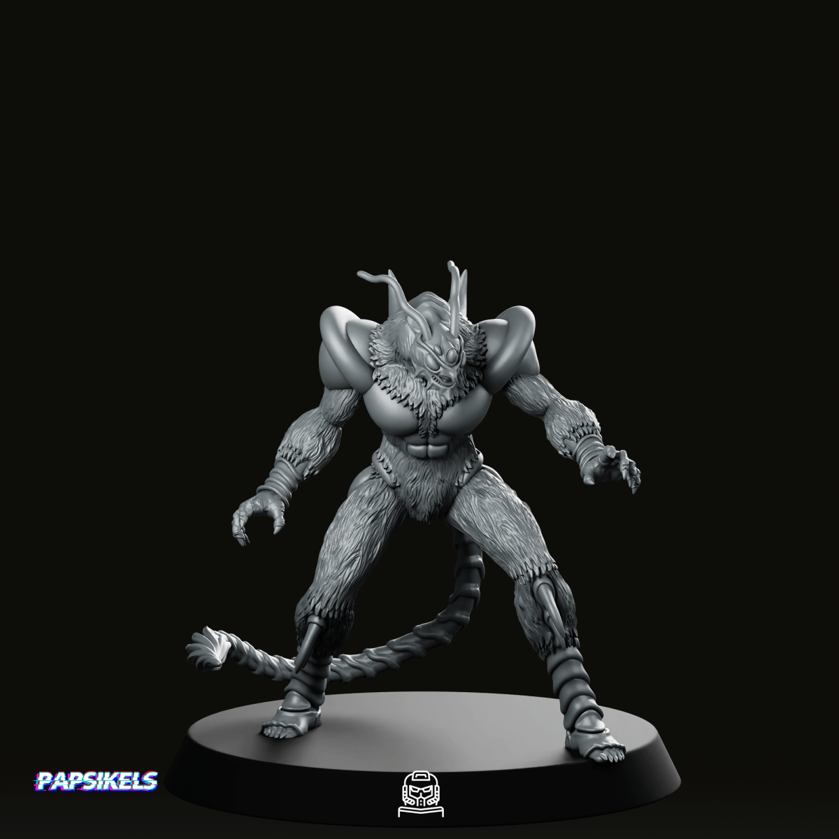 Killer Type Papzinoid Enzyme Iii 1 Miniature - Papsikels Miniatures - We Print Miniatures