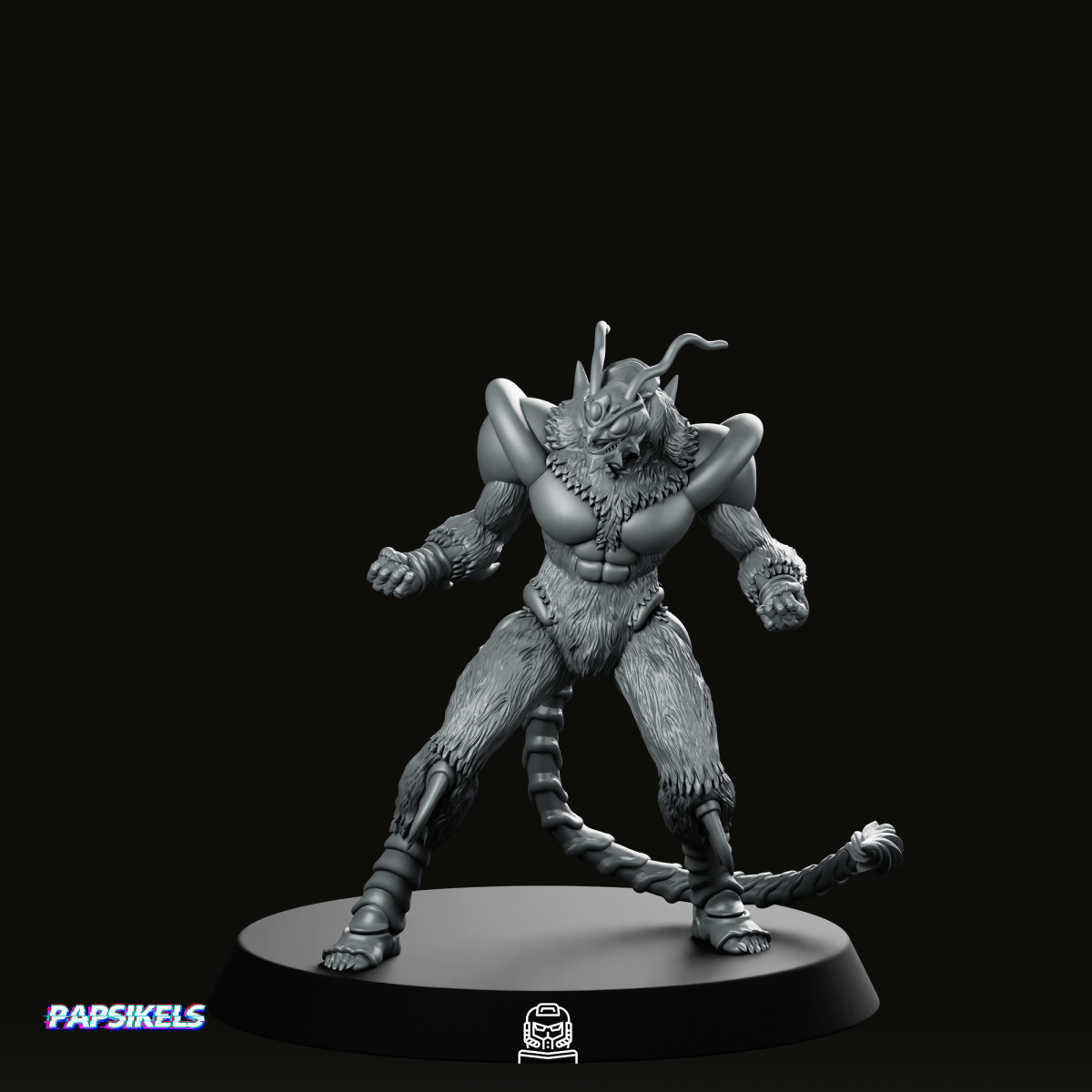 Killer Type Papzinoid Enzyme Iii 2 Miniature - Papsikels Miniatures - We Print Miniatures