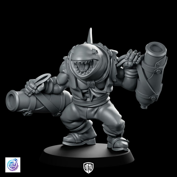 Orka Kanonnier Miniatuur Piraat Artillerie Krijger