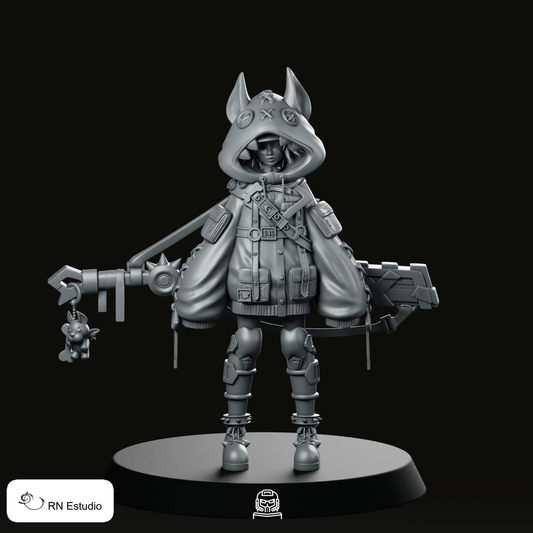 Kira Neon 1 Miniature - RN Estudio - We Print Miniatures