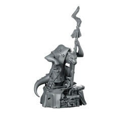 Kobold Merchant Miniature Ratfolk Shaman Miniature 360 Spin 01