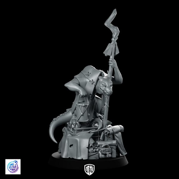 Kobold Merchant Miniature Ratfolk Shaman