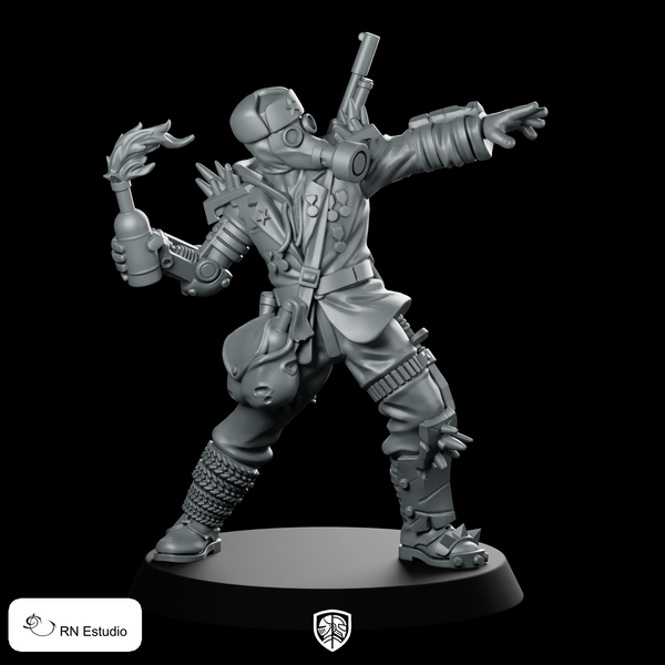 Kolotov The Anarchist Miniature Wasteland Bounty Hunter