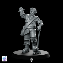 Korion Harvesting Corn Miniature Dark Farmer NPC
