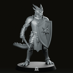Korrux of the Golden Flame The Emberbound Oath - We Print Miniatures - We Print Miniatures
