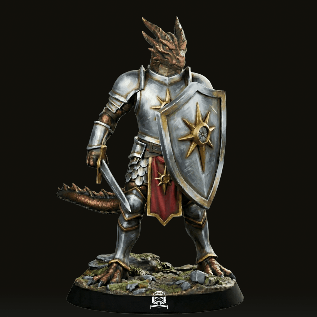 Korrux of the Golden Flame The Emberbound Oath - We Print Miniatures - We Print Miniatures
