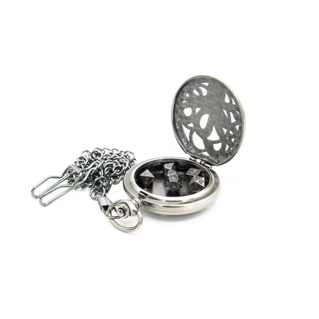 Kraken's Keepsake | Pocket Watch Case | Ancient Silver - Tabletop Dominion - We Print Miniatures