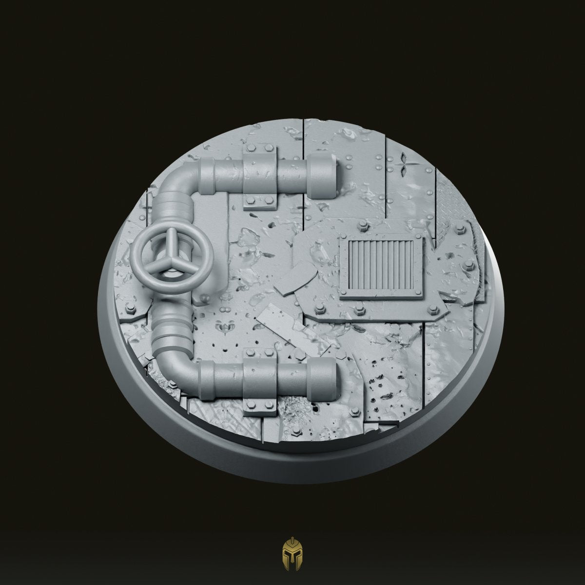 Laboratory Base Circle 35mm B Miniature - CastNPlay - We Print Miniatures