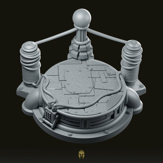 Laboratory Hero Base Circle 35mm B Miniature - CastNPlay - We Print Miniatures