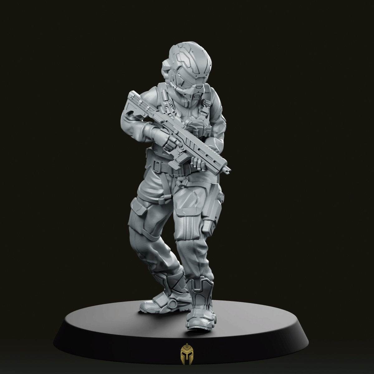 Lace Cyberpunk Soldier Cyberpunk - We Print Miniatures