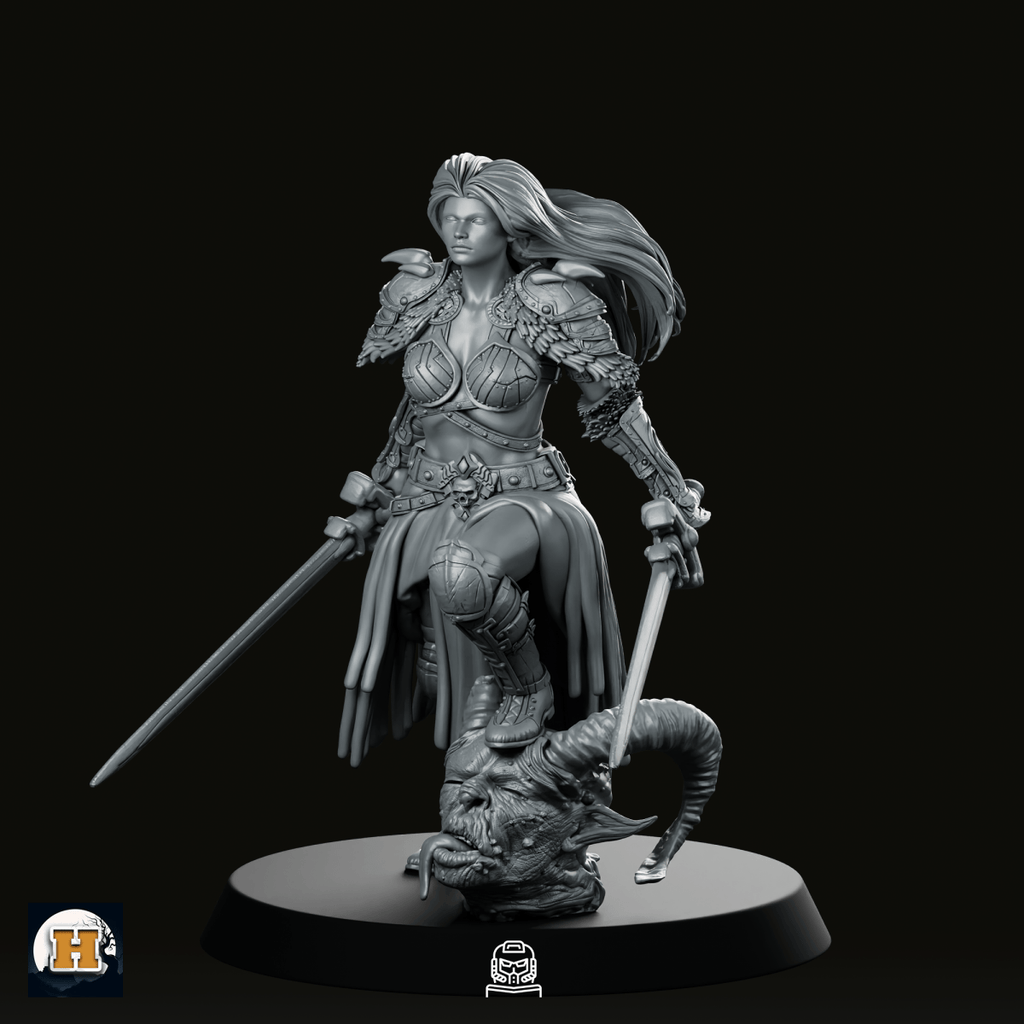 Lady Baudicea Miniature - Haito - We Print Miniatures