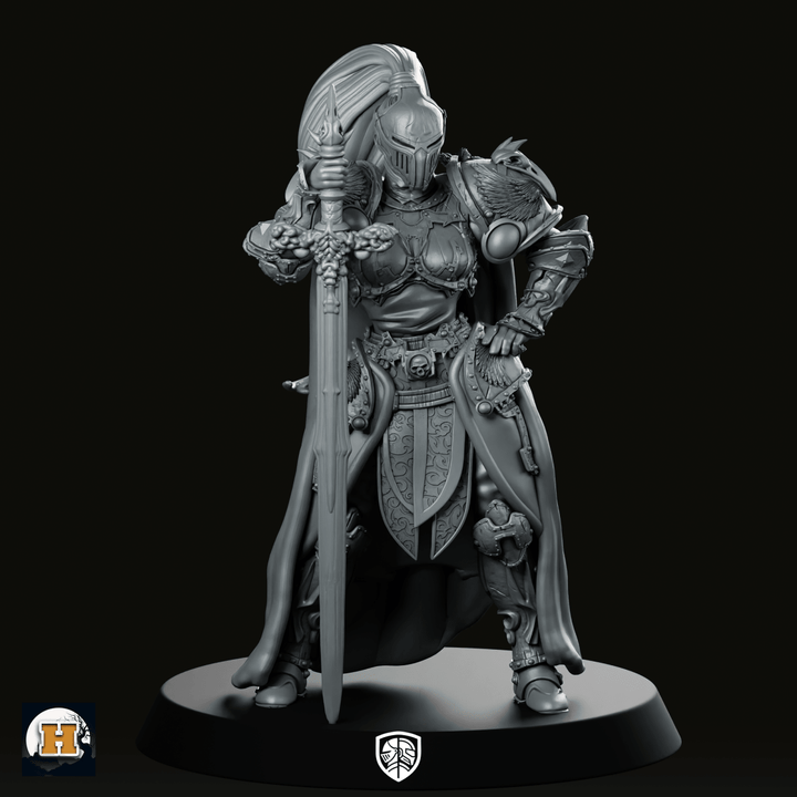 Lady Guinevere Miniature Armoured Knight Paladin Hero