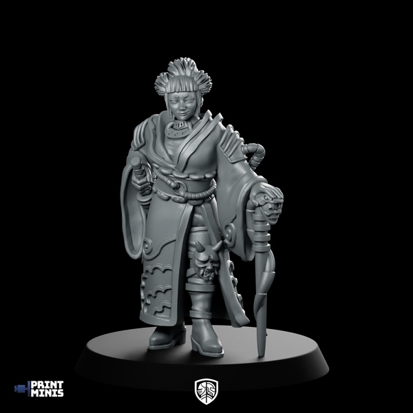 Lady Keiko No Staff Miniature Cyberpunk Noble