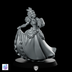 Lady Sofia Showing Up Miniature Noblewoman Ballroom