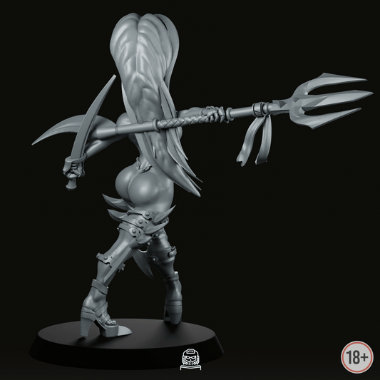 Laila The Arch Hag Nsfw Miniature - Across The Realms - We Print Miniatures