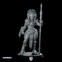 Lanika Elite Vixen Skull Hunter Sergio Clan Miniature - Papsikels Miniatures - We Print Miniatures