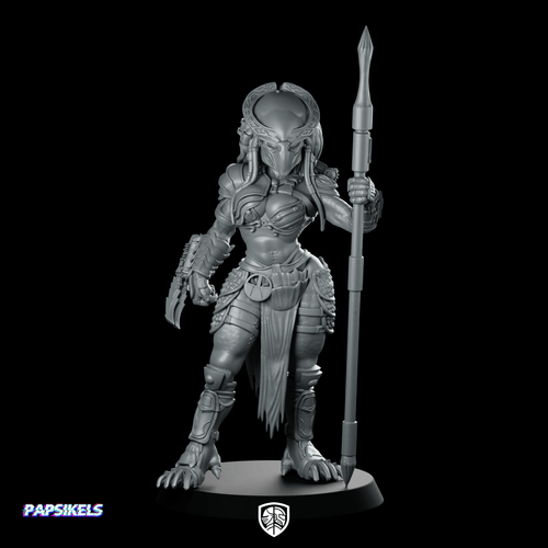 Lanika Elite Vixen Skull Hunter Sergio Clan Miniature - Papsikels Miniatures - We Print Miniatures