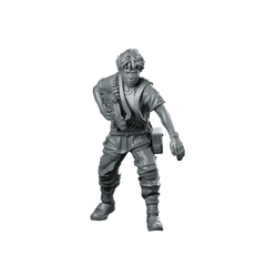 War Captain Imperator Lannie Rebel Sharpshooter Miniature 360 Spin 01