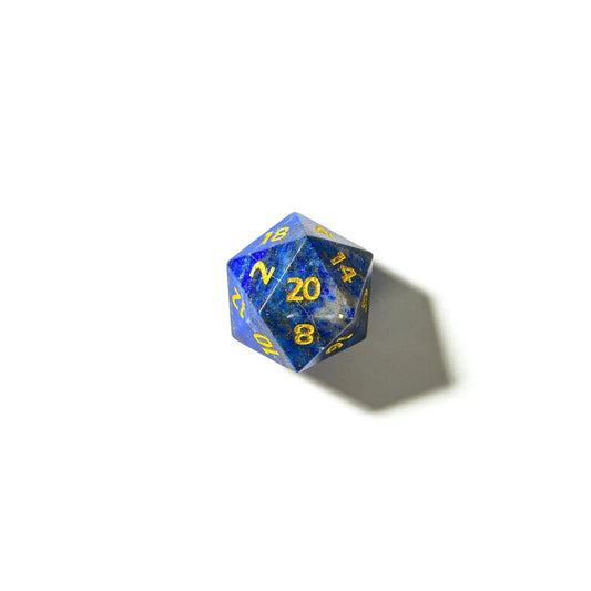 Lapis Lazuli | Natural Gemstone | 7 Piece Set - Tabletop Dominion - We Print Miniatures