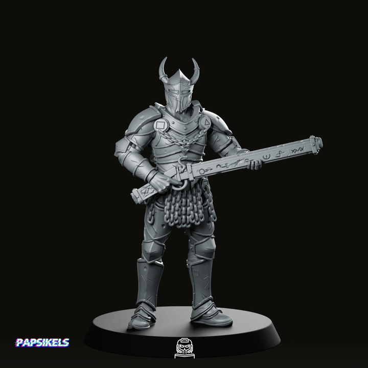 Miniatura Lardizabal Hell Knight 2, Trabuco y Cuernos
