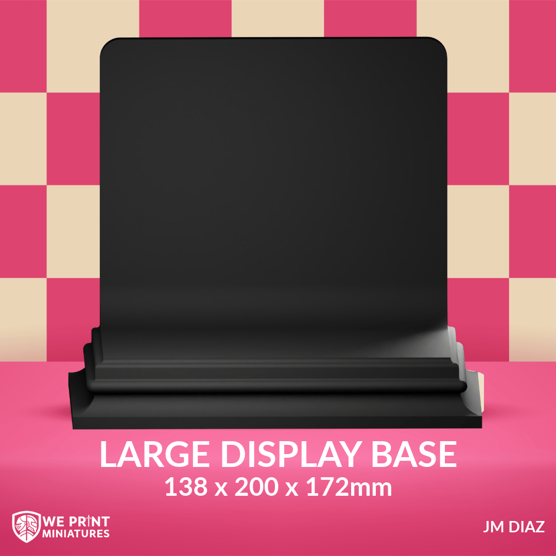 Large Blank Square Display Stand for Miniatures - JMdiez - We Print Miniatures