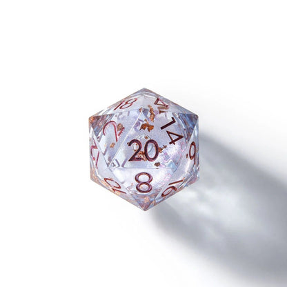 Lavender Seraph | 33mm D20 | Oversized Liquid Core - Tabletop Dominion - We Print Miniatures