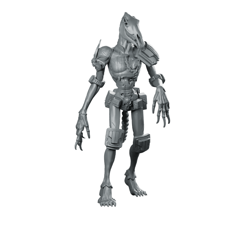 Law Breaker Rot Raptor Alien Trooper - Papsikels Miniatures - We Print Miniatures