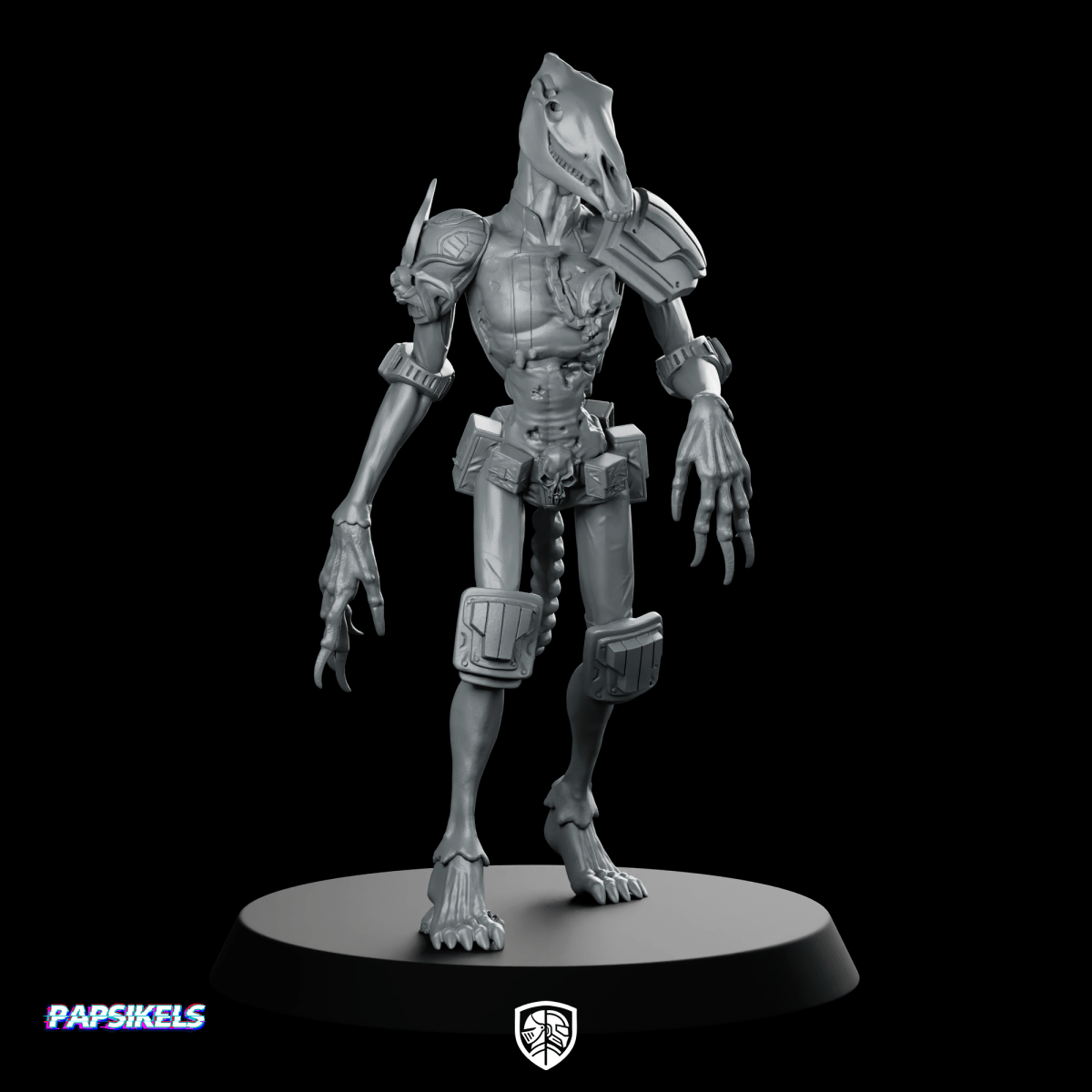 Law Breaker Rot Raptor Alien Trooper - Papsikels Miniatures - We Print Miniatures