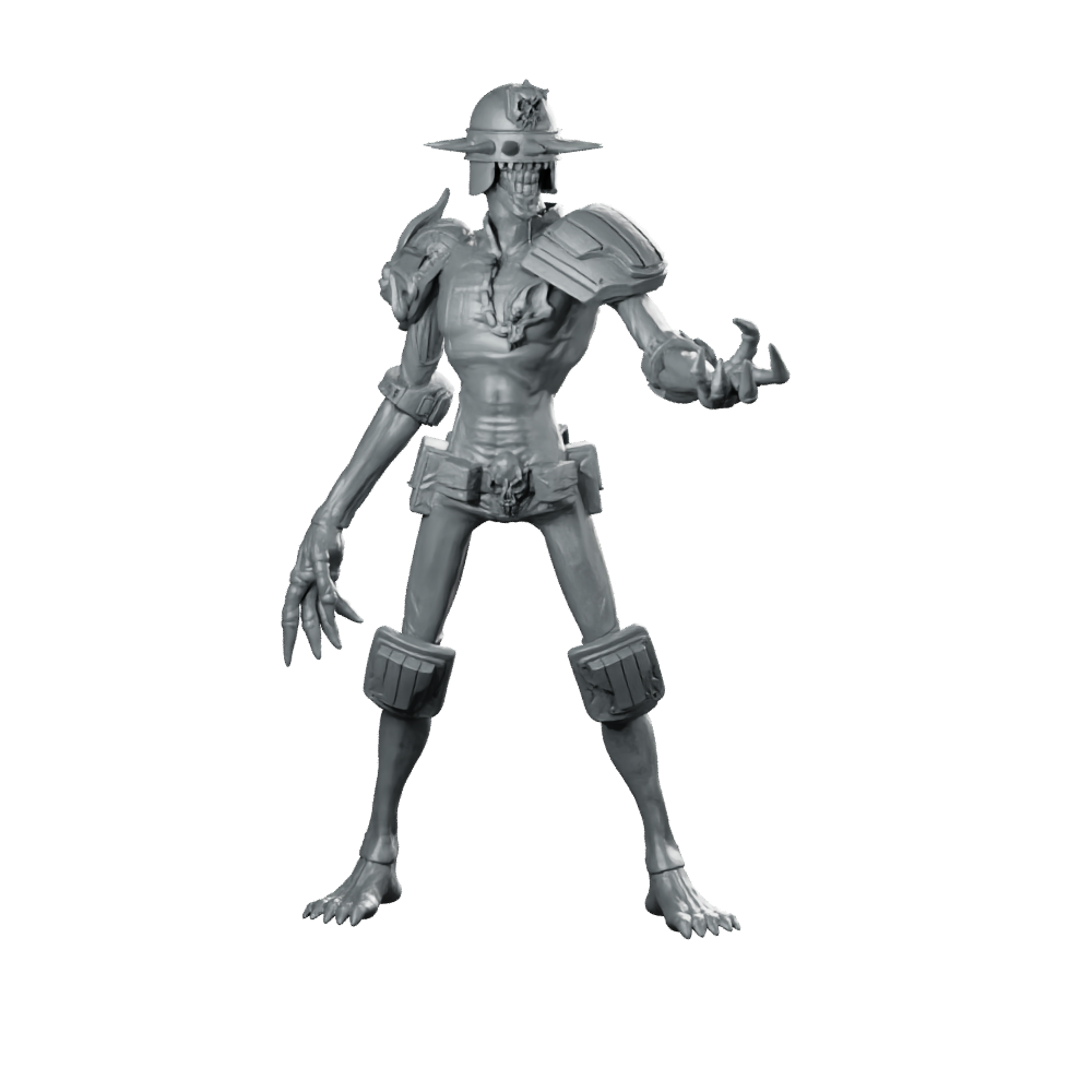 Law Breaker The End Undead Gunslinger Miniature 360 Spin 01