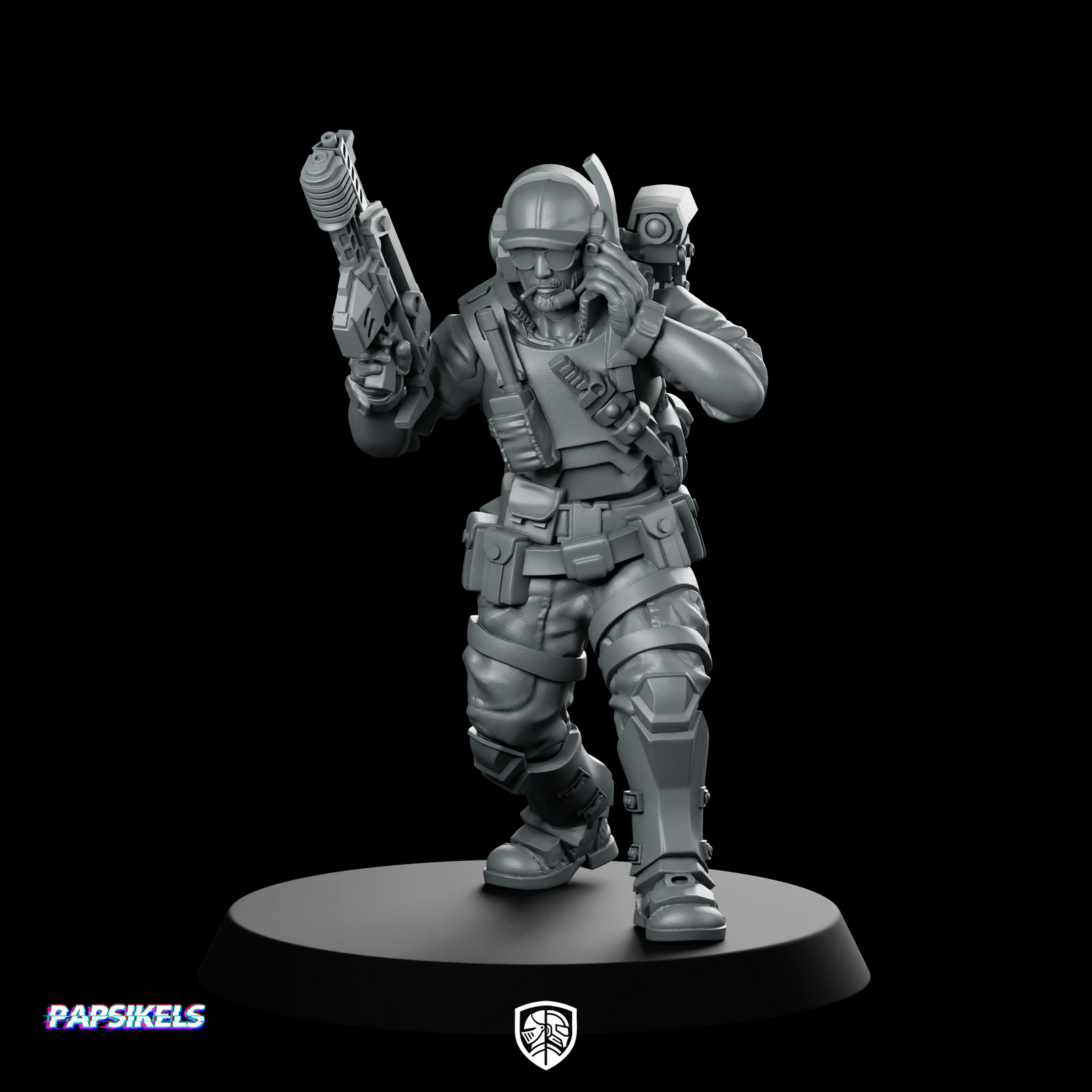 LCPL Scruffy Security Soldier Miniature Sci-Fi Hero